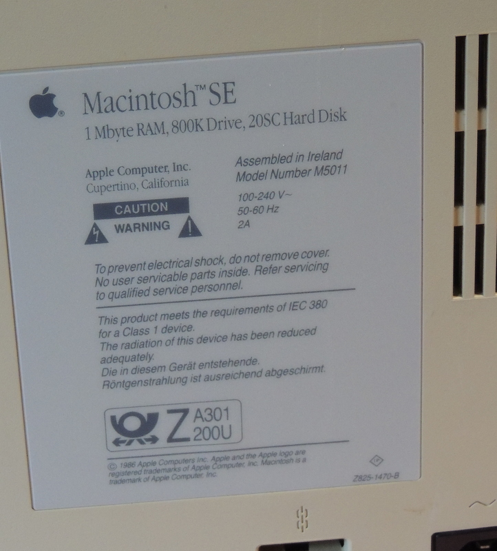 apple mac SE