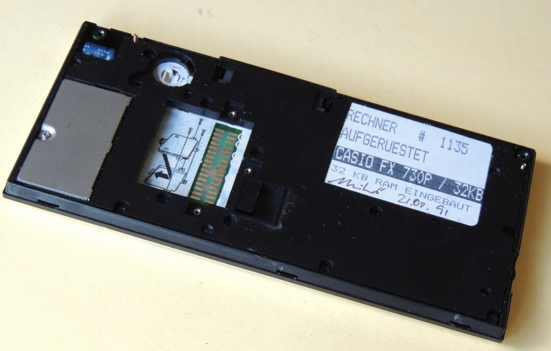 Casio fx730p top