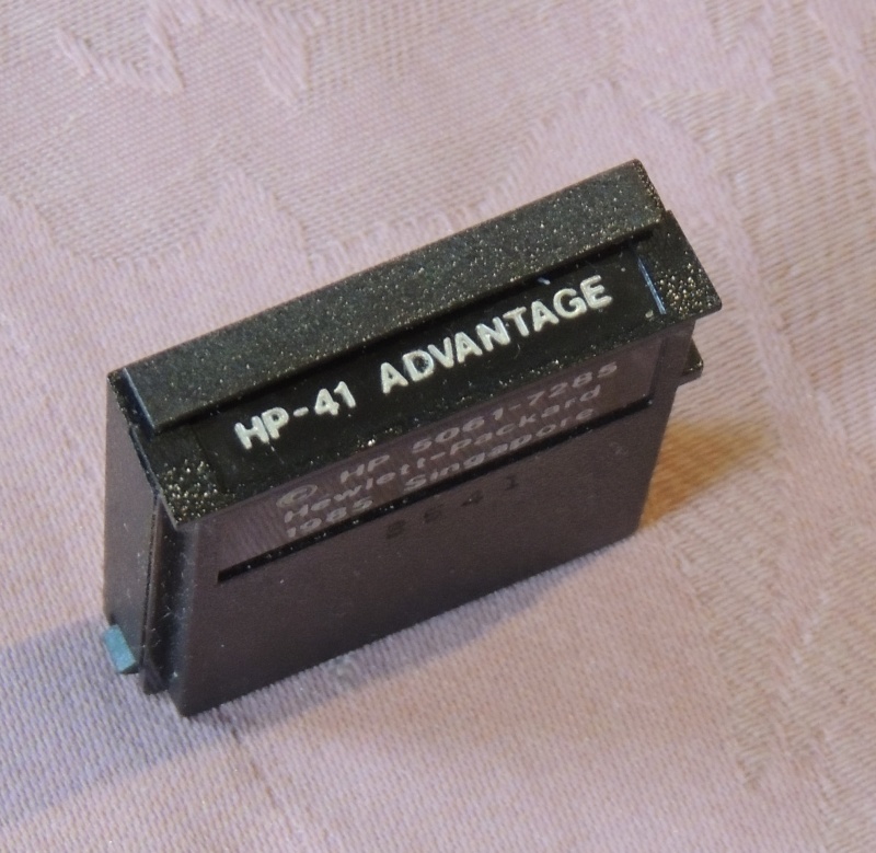 hp 41 advantage module