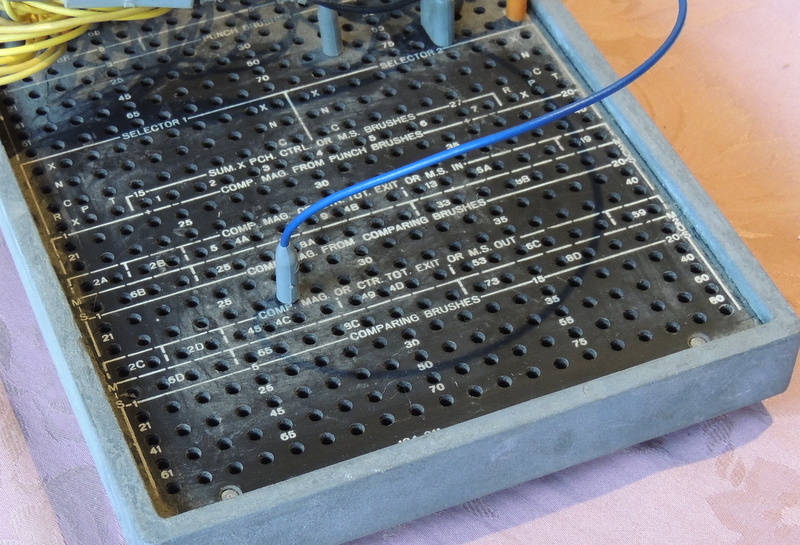IBM 604 plugboard